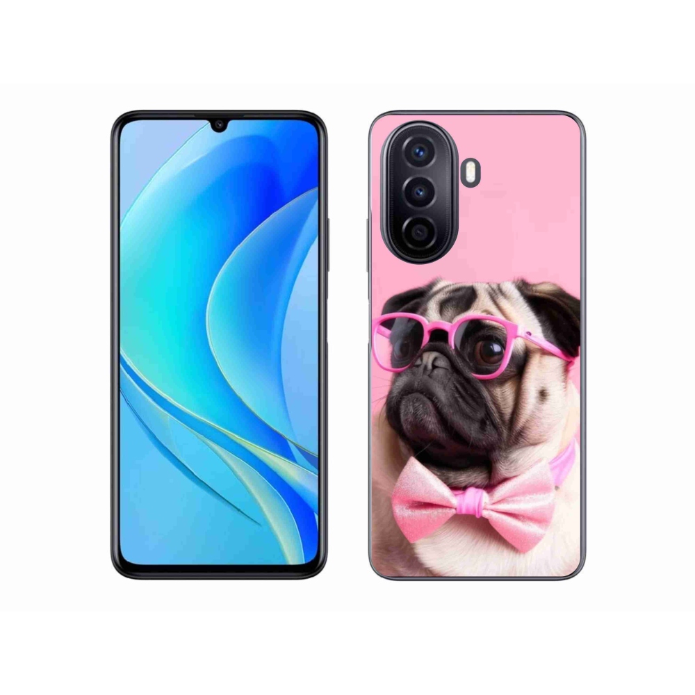 Gelový kryt mmCase na Huawei Nova Y70 - stylový mops