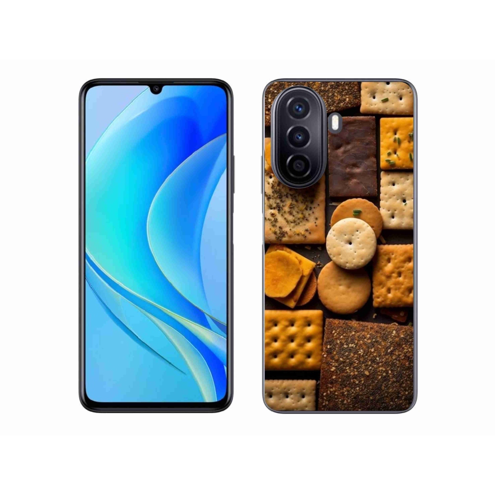 Gelový kryt mmCase na Huawei Nova Y70 - sušenky