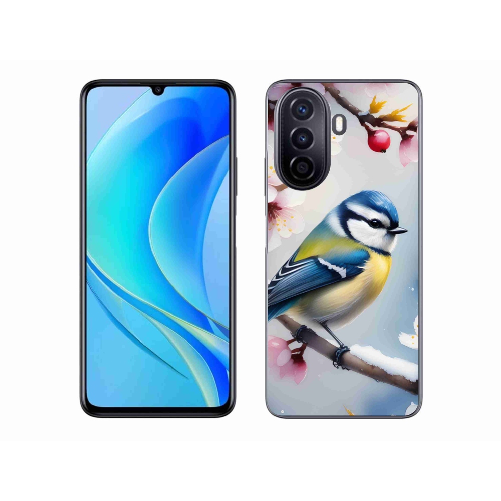 Gelový kryt mmCase na Huawei Nova Y70 - sýkorka