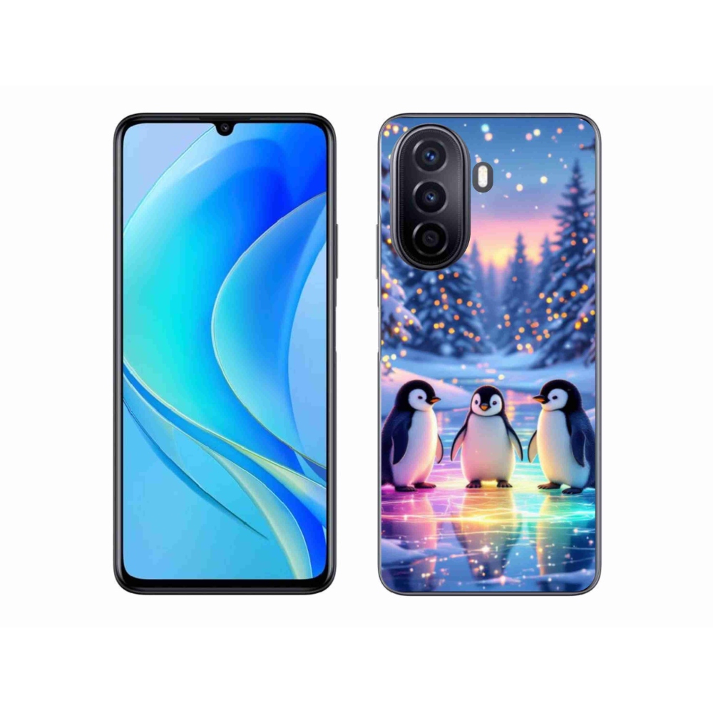 Gelový kryt mmCase na Huawei Nova Y70 - tučnáci