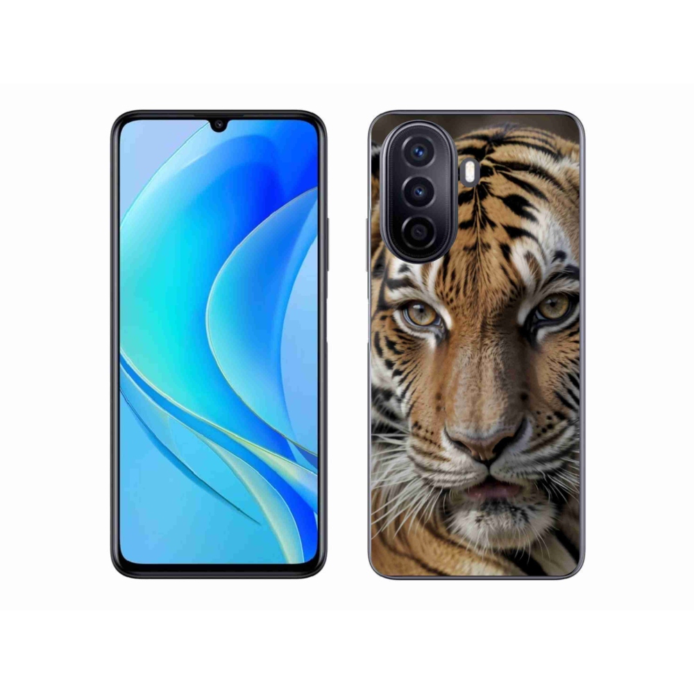 Gelový kryt mmCase na Huawei Nova Y70 - tygří pohled
