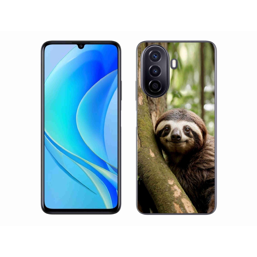 Gelový kryt mmCase na Huawei Nova Y70 - usměvavý lenochod