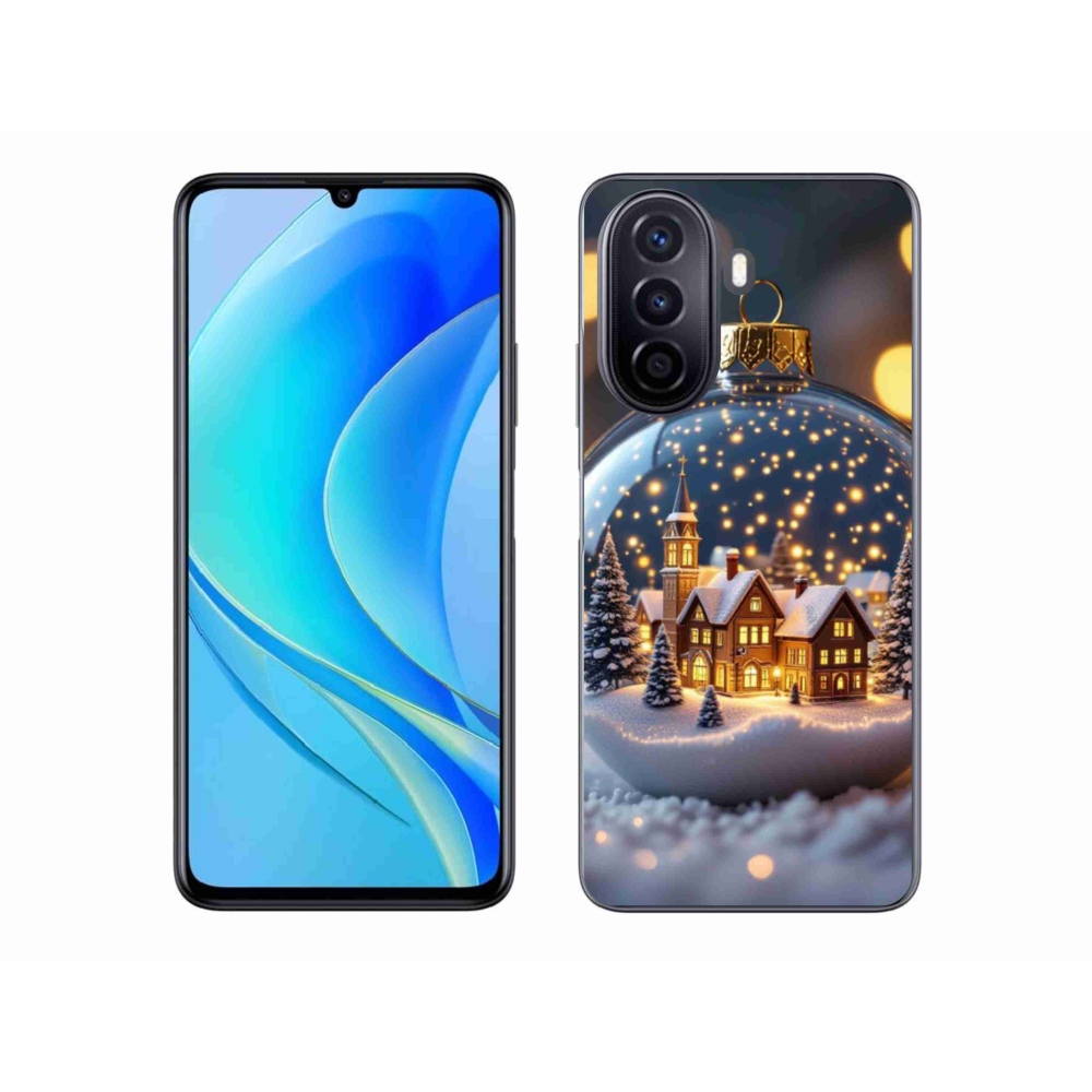 Gelový kryt mmCase na Huawei Nova Y70 - vánoční koule 4
