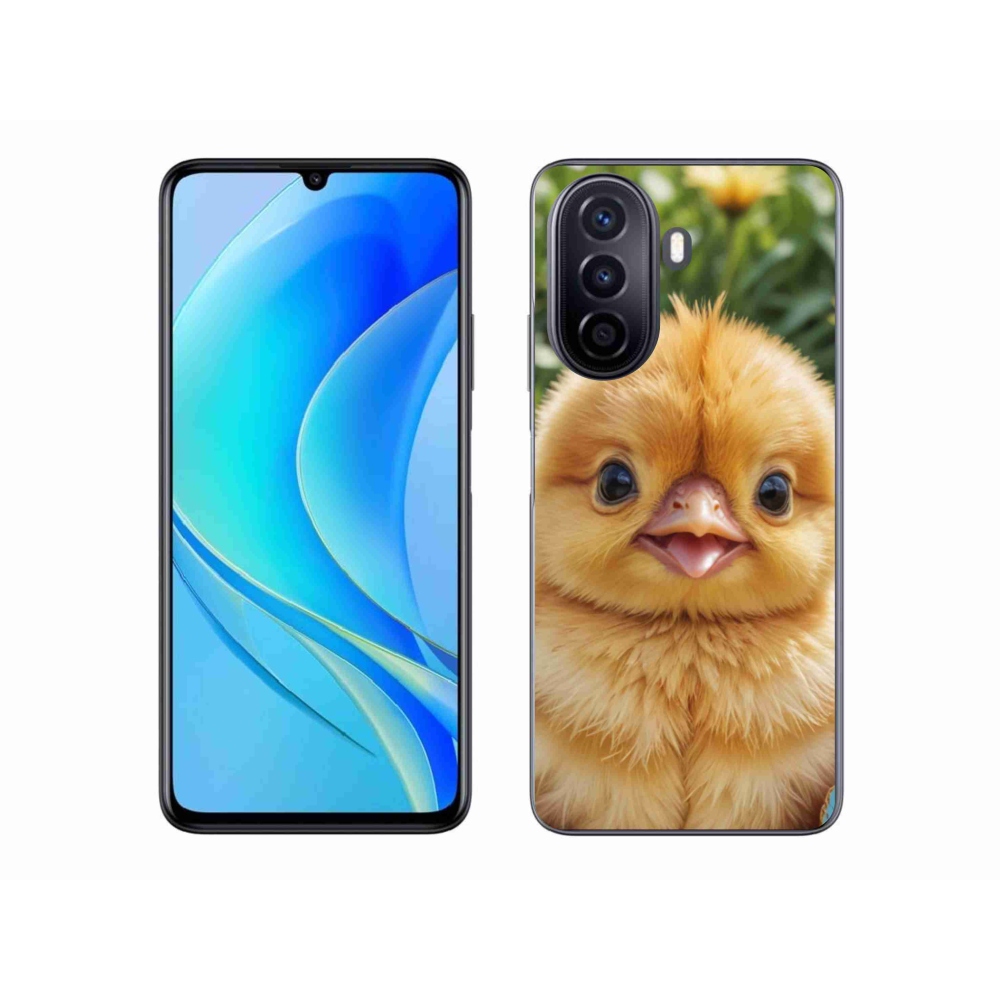 Gelový kryt mmCase na Huawei Nova Y70 - veselé kuřátko