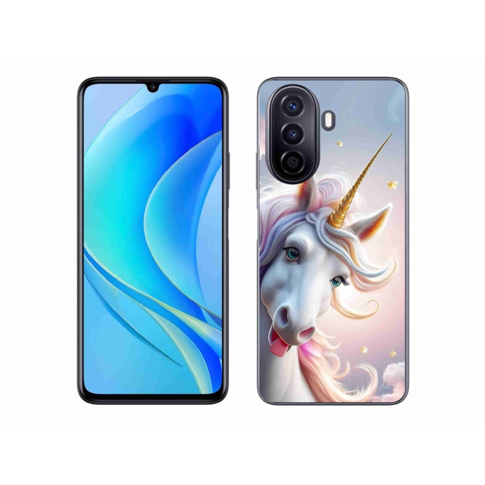 Gelový kryt mmCase na Huawei Nova Y70 - veselý jednorožec