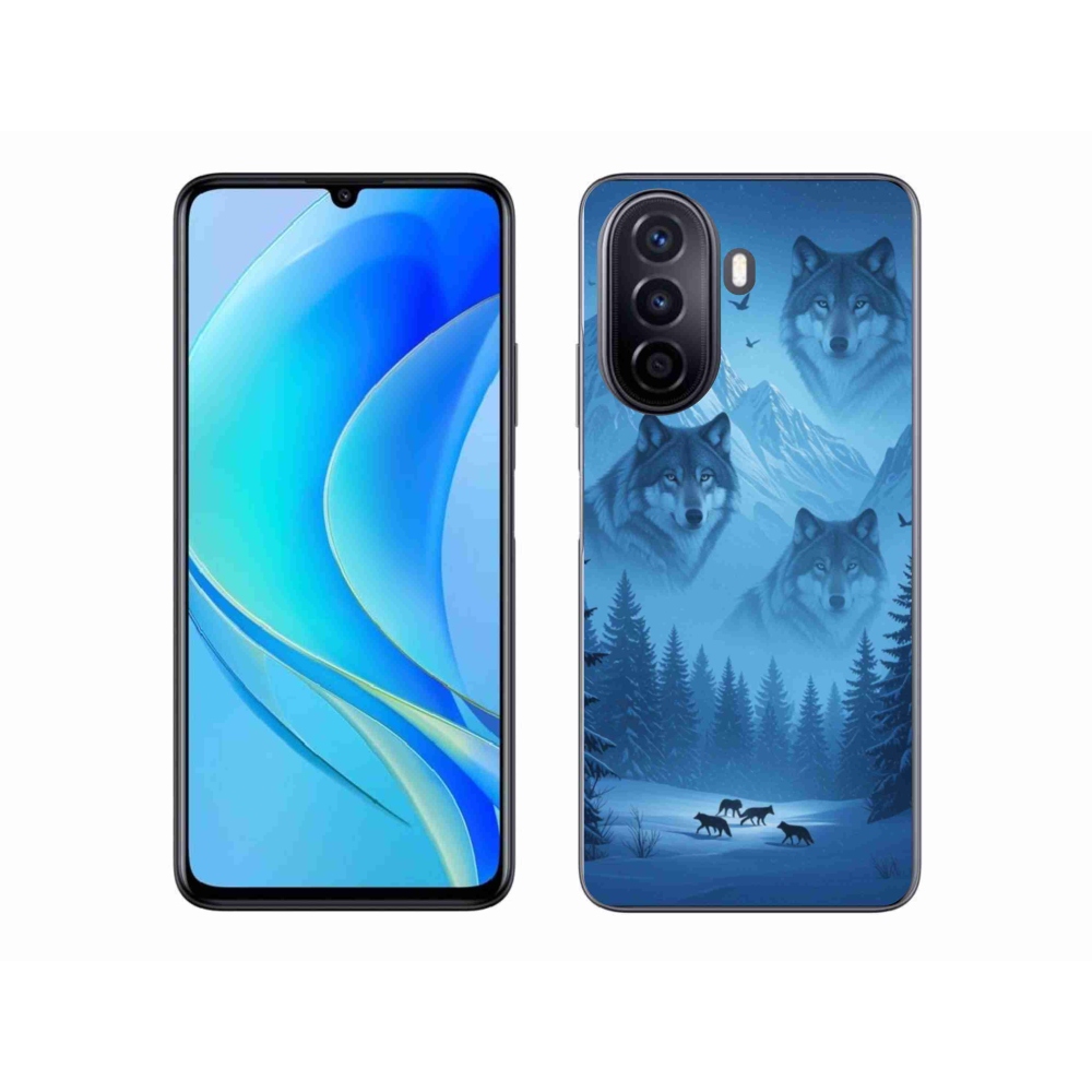 Gelový kryt mmCase na Huawei Nova Y70 - vlčí smečka