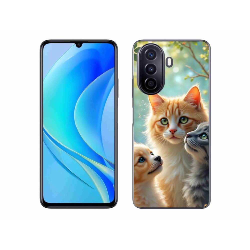 Gelový kryt mmCase na Huawei Nova Y70 - zvířecí přátelství 2