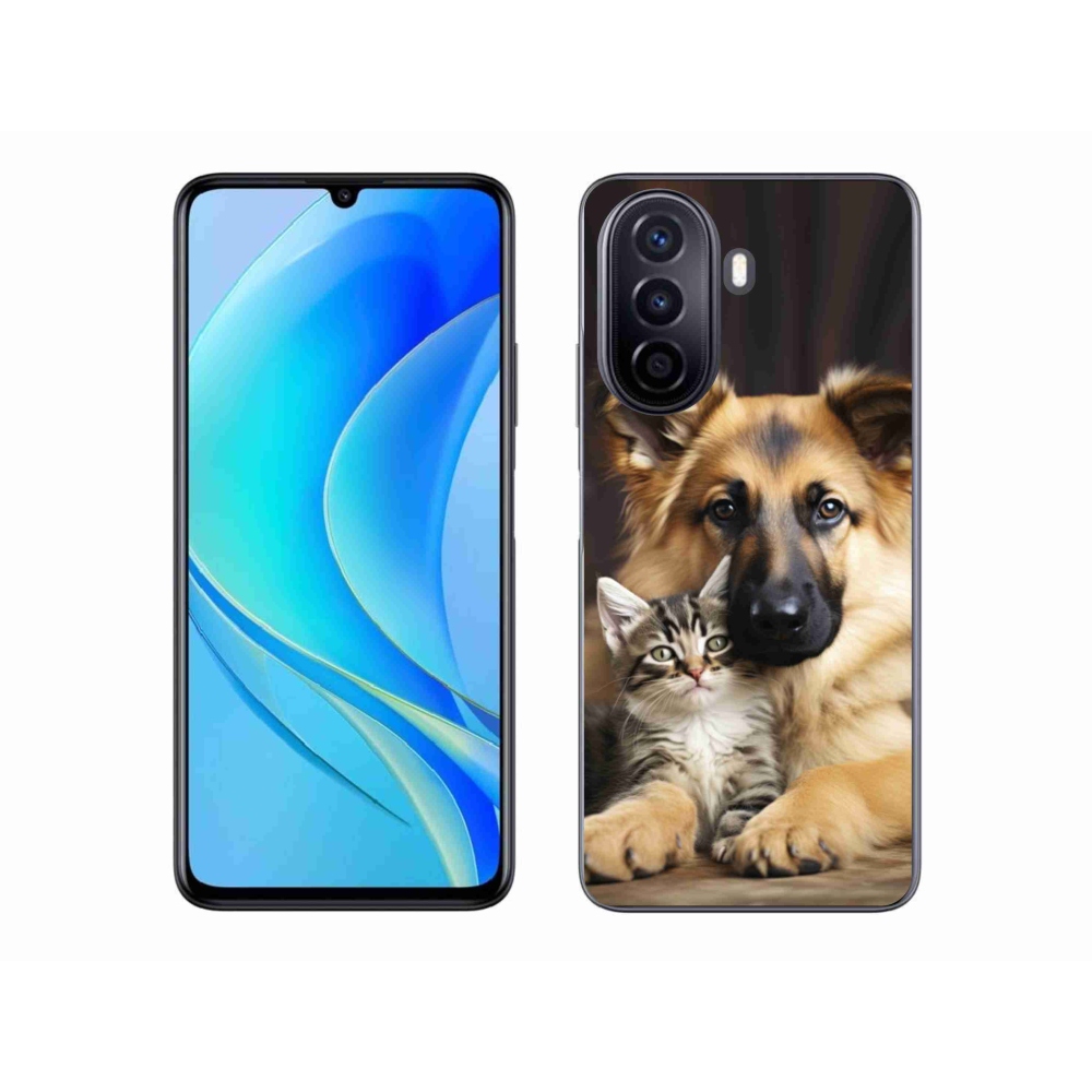Gelový kryt mmCase na Huawei Nova Y70 - zvířecí přátelství