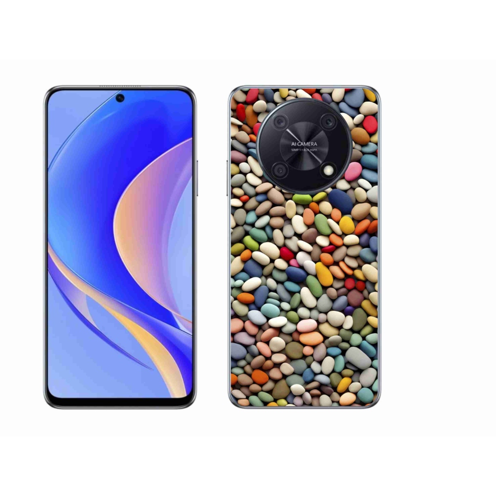 Gelový kryt mmCase na Huawei Nova Y90 - barevné kamínky 2