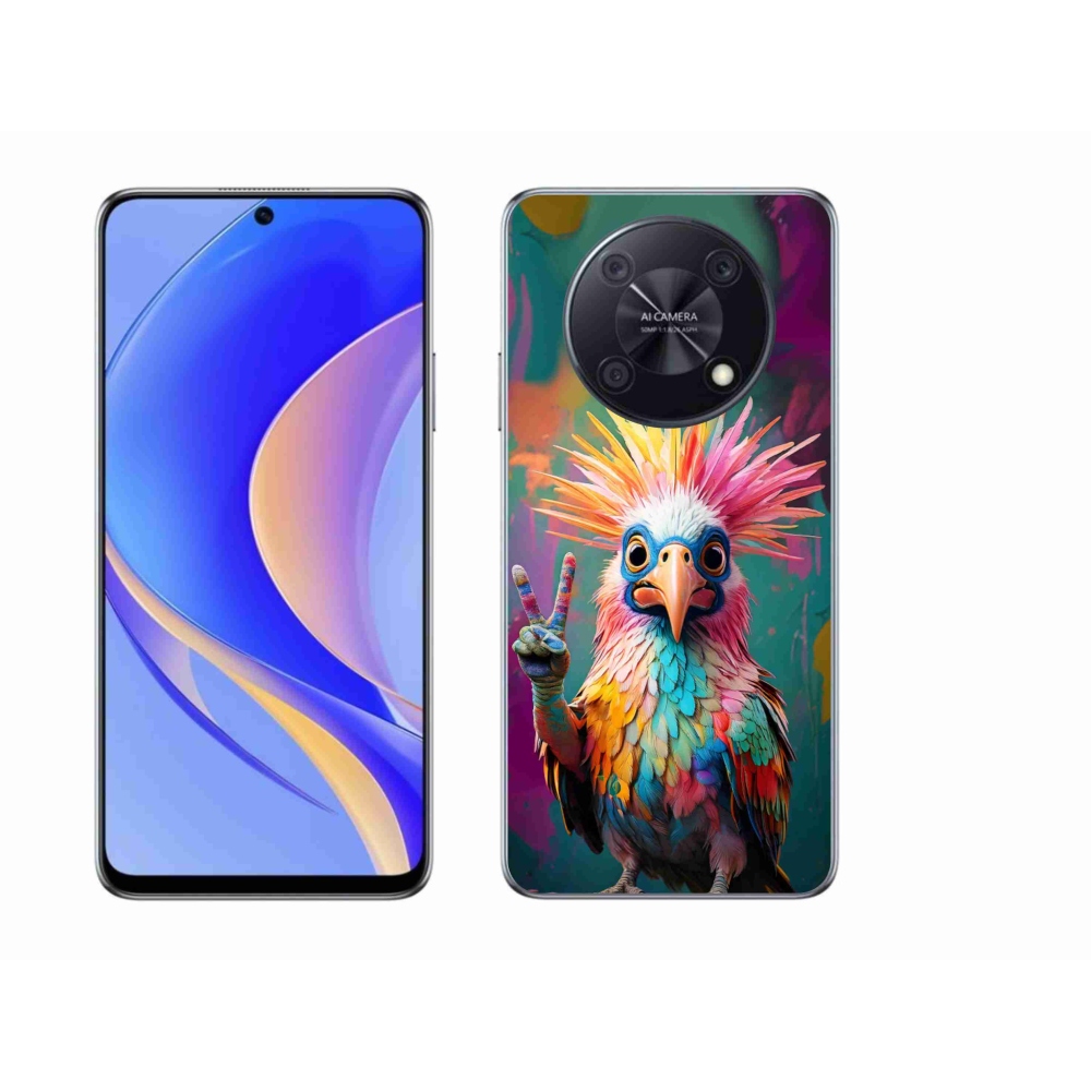 Gelový kryt mmCase na Huawei Nova Y90 - barevný rebel