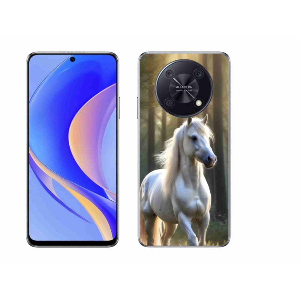 Gelový kryt mmCase na Huawei Nova Y90 - bílý kůň 3