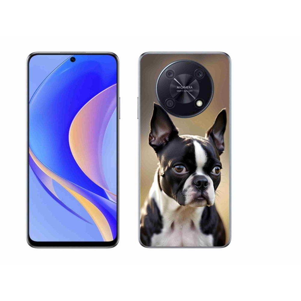 Gelový kryt mmCase na Huawei Nova Y90 - bostonský teriér
