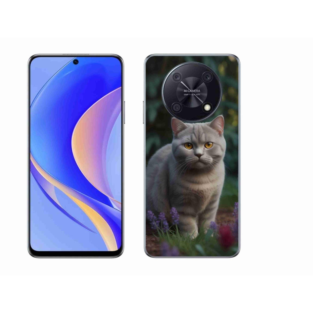 Gelový kryt mmCase na Huawei Nova Y90 - britská kočka