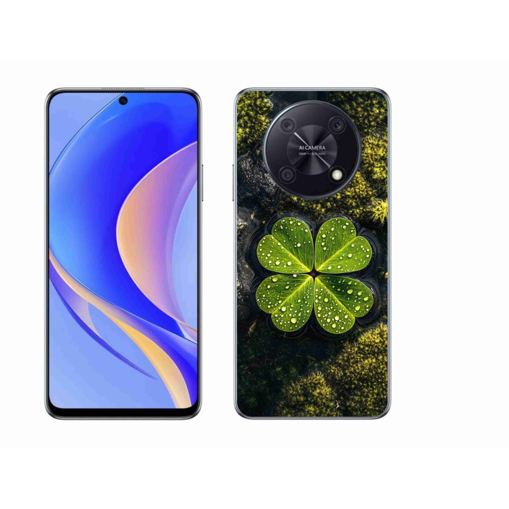 Gelový kryt mmCase na Huawei Nova Y90 - čtyřlístek