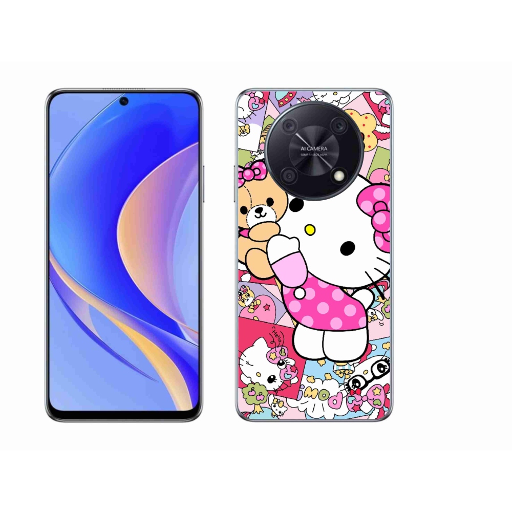 Gelový kryt mmCase na Huawei Nova Y90 - cute kitty