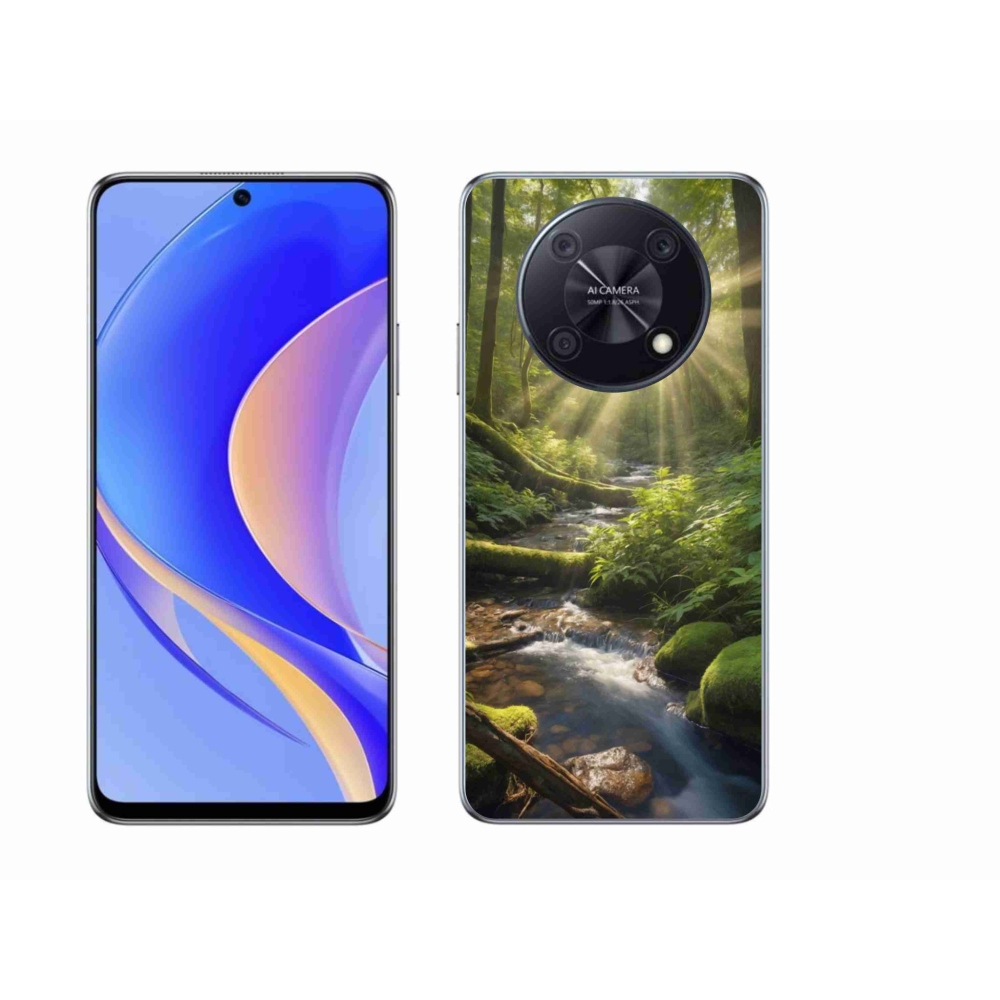 Gelový kryt mmCase na Huawei Nova Y90 - hlubina lesa