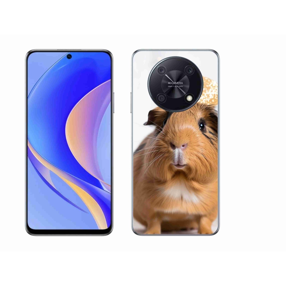 Gelový kryt mmCase na Huawei Nova Y90 - hnědé morče