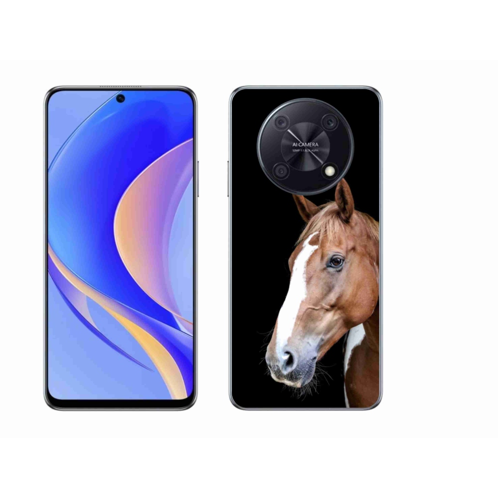 Gelový kryt mmCase na Huawei Nova Y90 - hnědý kůň 3