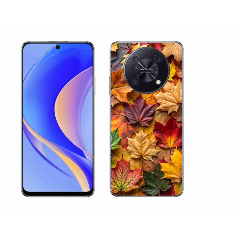 Gelový kryt mmCase na Huawei Nova Y90 - javorové listy 2