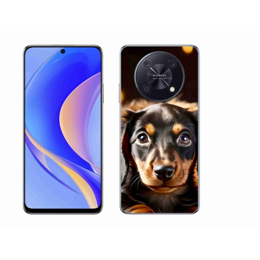 Gelový kryt mmCase na Huawei Nova Y90 - jezevčík