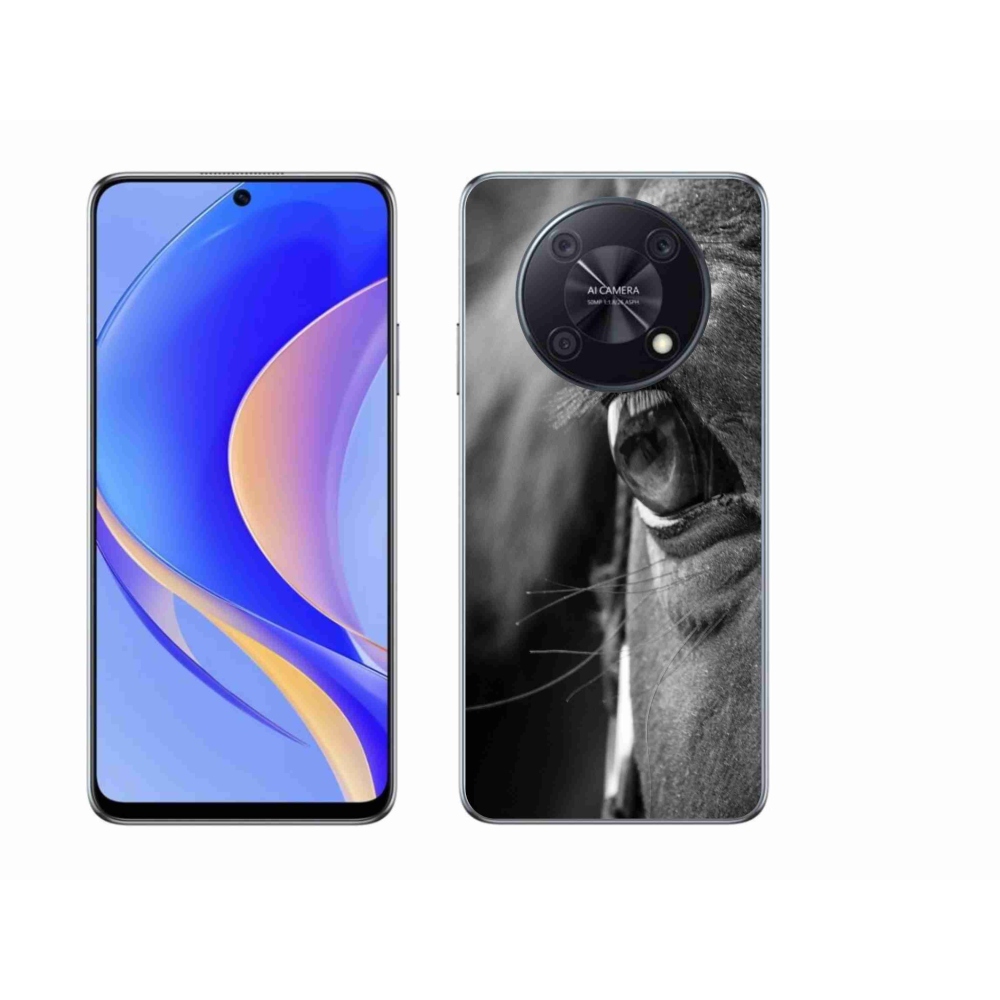 Gelový kryt mmCase na Huawei Nova Y90 - koňský pohled