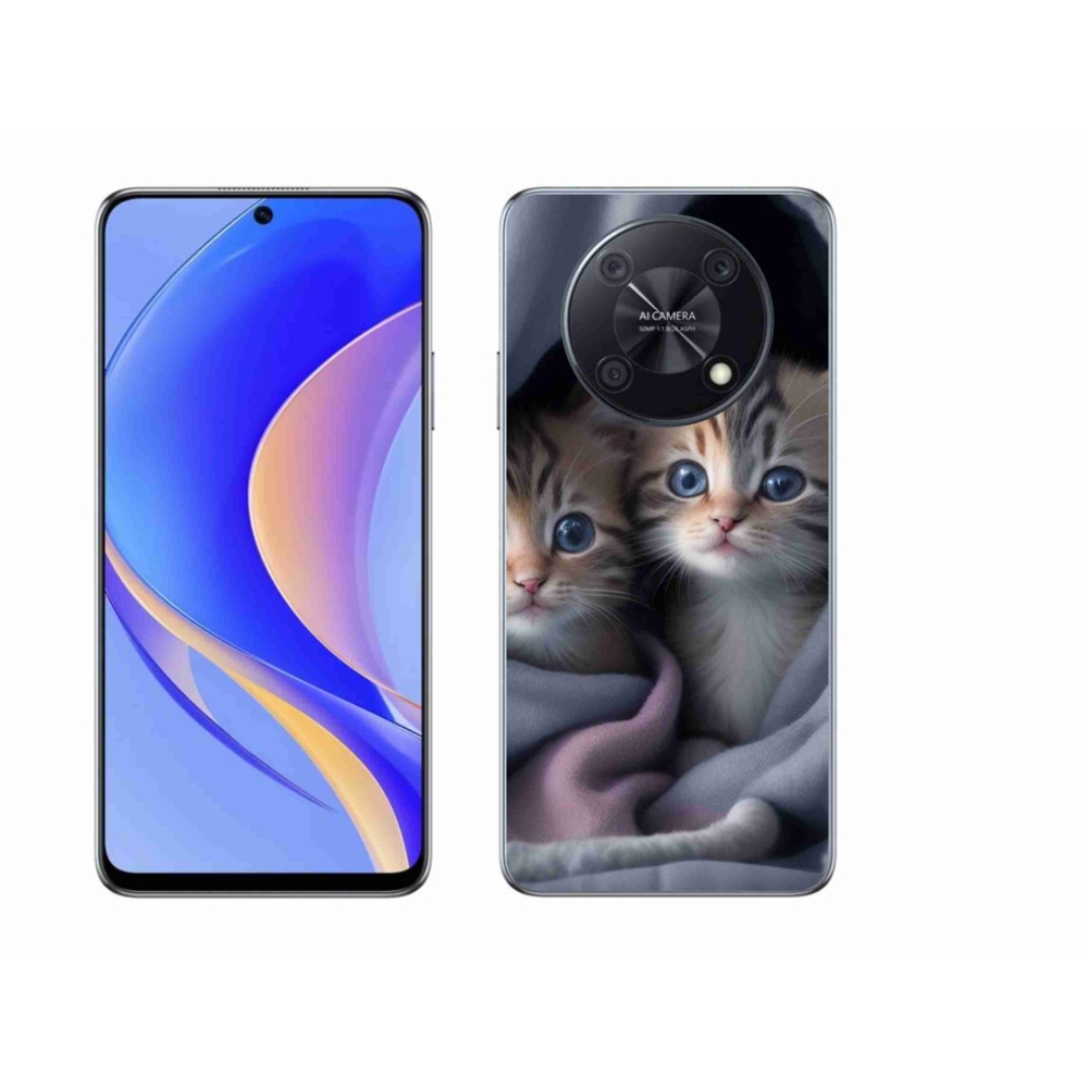 Gelový kryt mmCase na Huawei Nova Y90 - kočičí duo 2