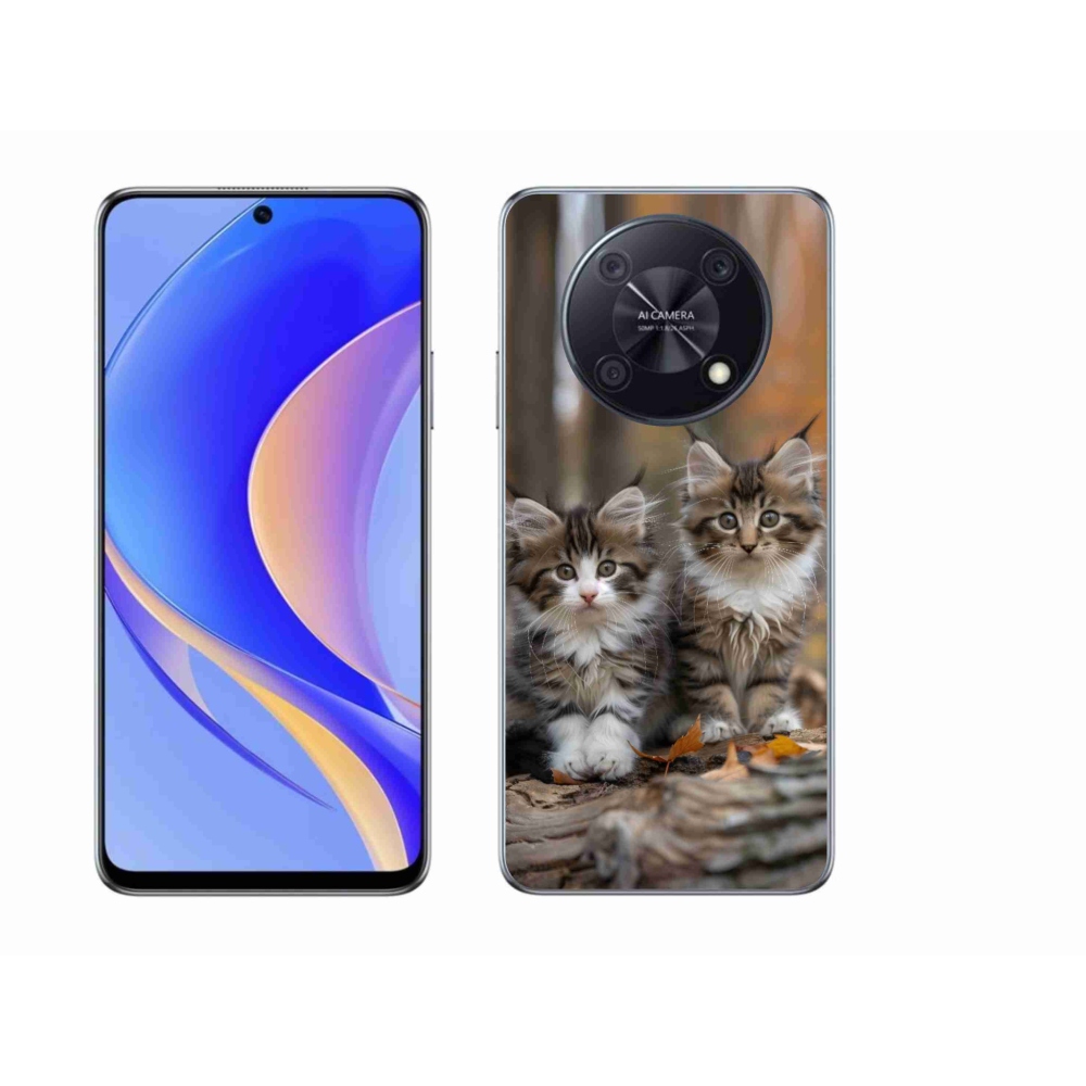 Gelový kryt mmCase na Huawei Nova Y90 - kočičí duo 3