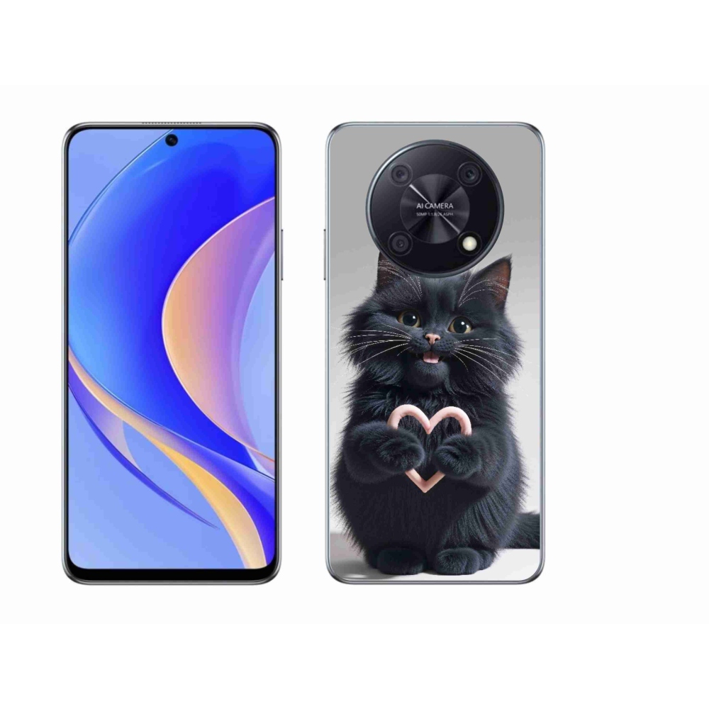 Gelový kryt mmCase na Huawei Nova Y90 - kočičí láska 3