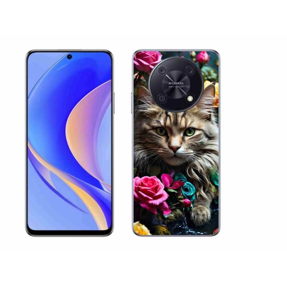 Gelový kryt mmCase na Huawei Nova Y90 - kočíčí pohled 2