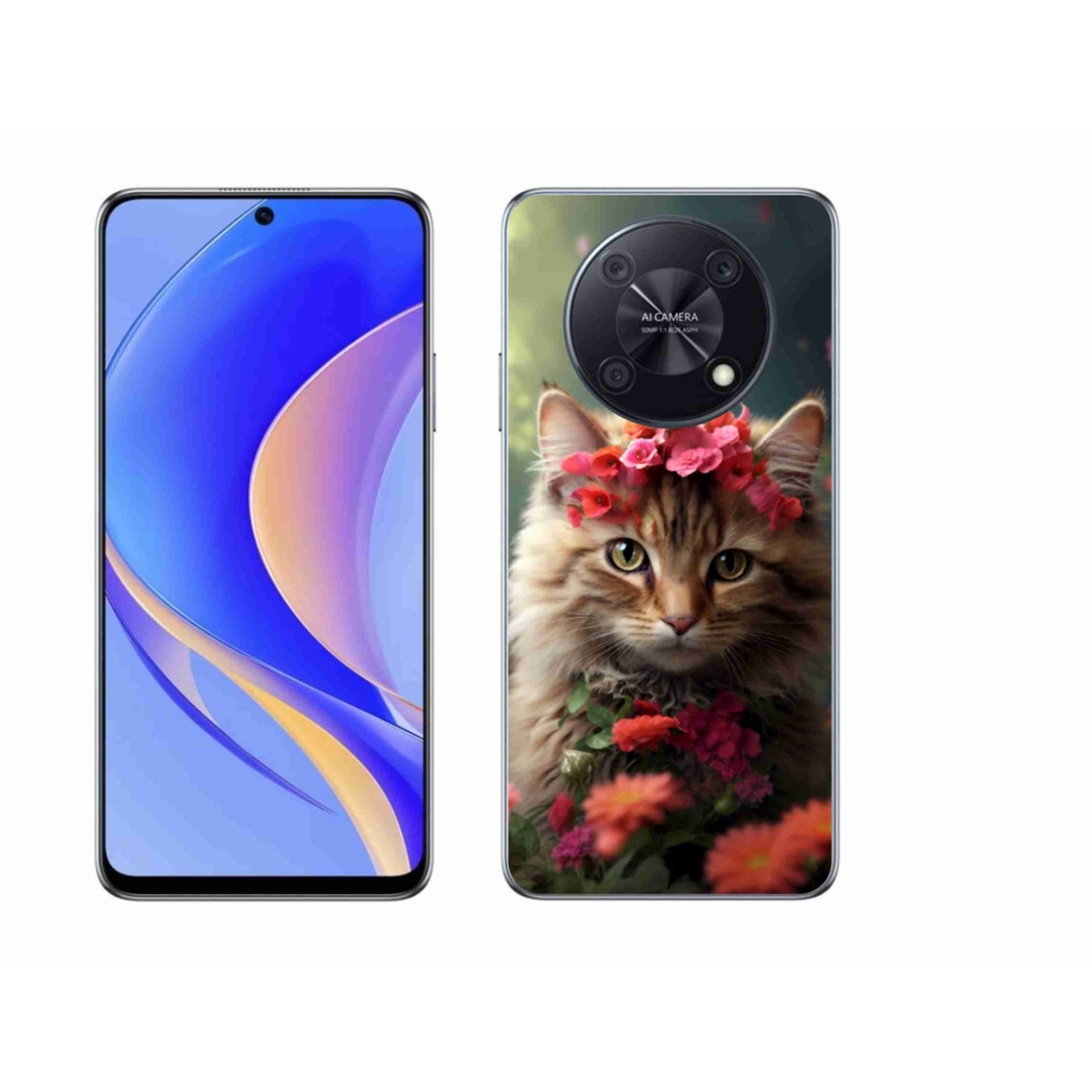Gelový kryt mmCase na Huawei Nova Y90 - kočíčí princezna