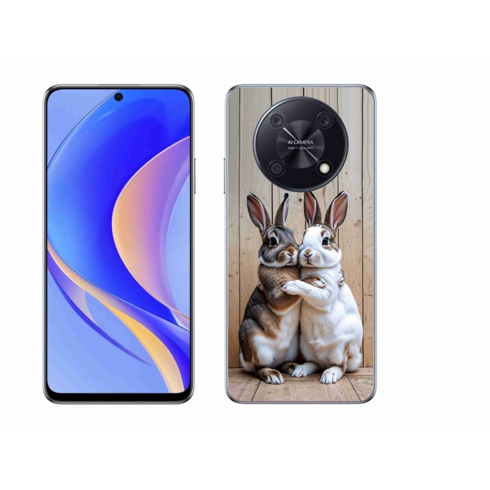 Gelový kryt mmCase na Huawei Nova Y90 - králičí pár