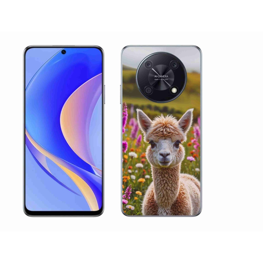 Gelový kryt mmCase na Huawei Nova Y90 - lama na louce