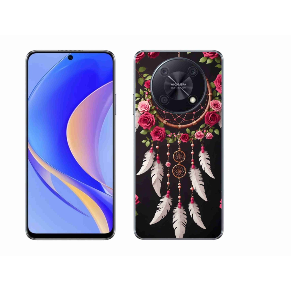 Gelový kryt mmCase na Huawei Nova Y90 - lapač snů s růžemi