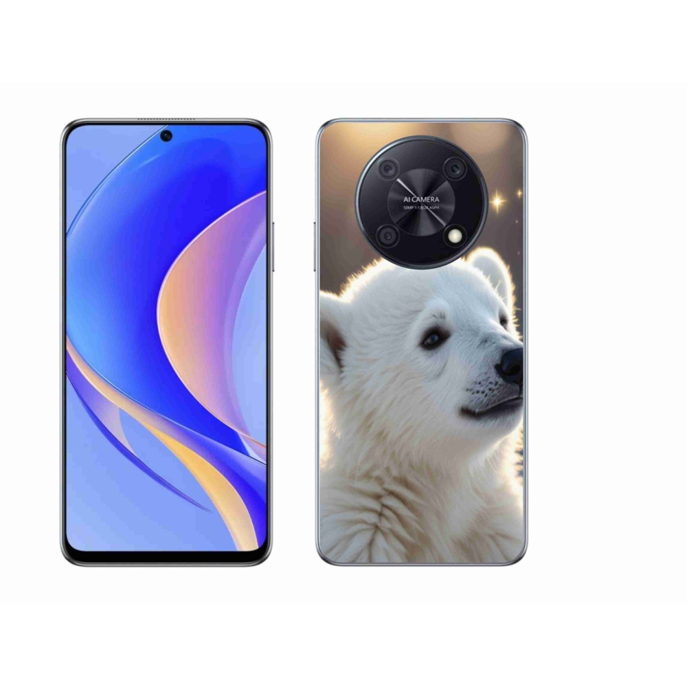 Gelový kryt mmCase na Huawei Nova Y90 - lední medvěd