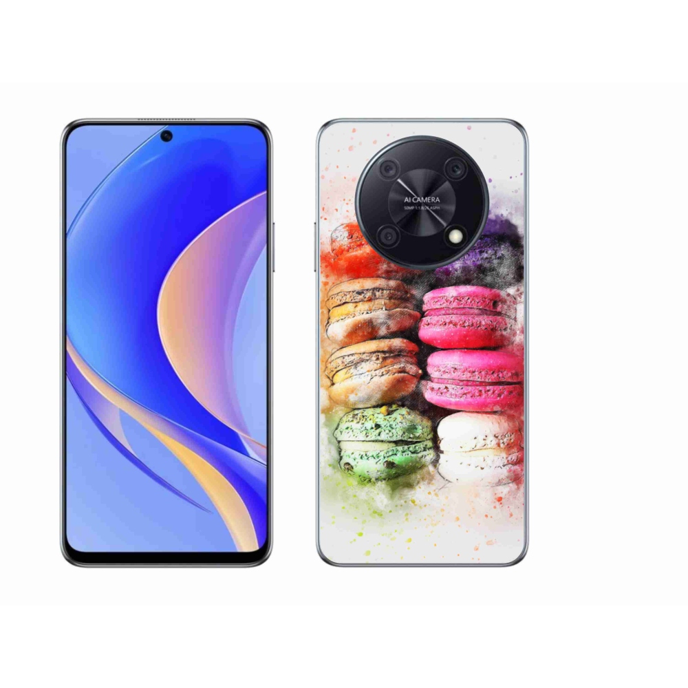 Gelový kryt mmCase na Huawei Nova Y90 - makrónky