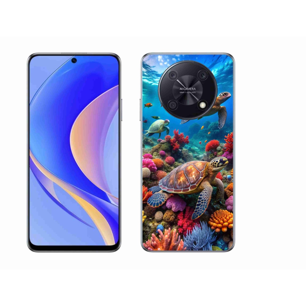 Gelový kryt mmCase na Huawei Nova Y90 - mořský svět 2