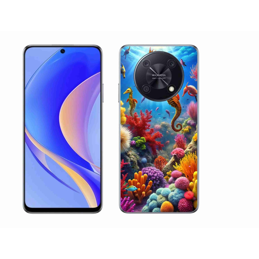 Gelový kryt mmCase na Huawei Nova Y90 - mořský svět 3