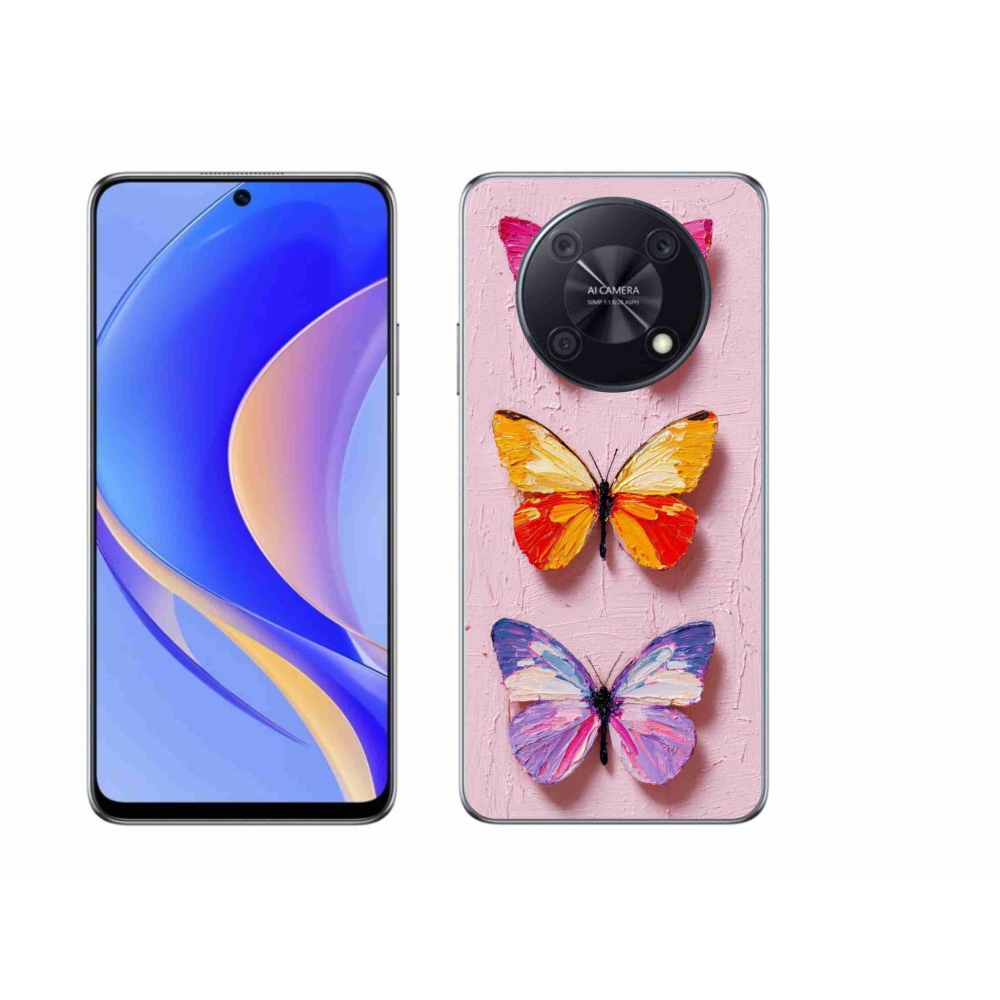 Gelový kryt mmCase na Huawei Nova Y90 - motýlí trojice