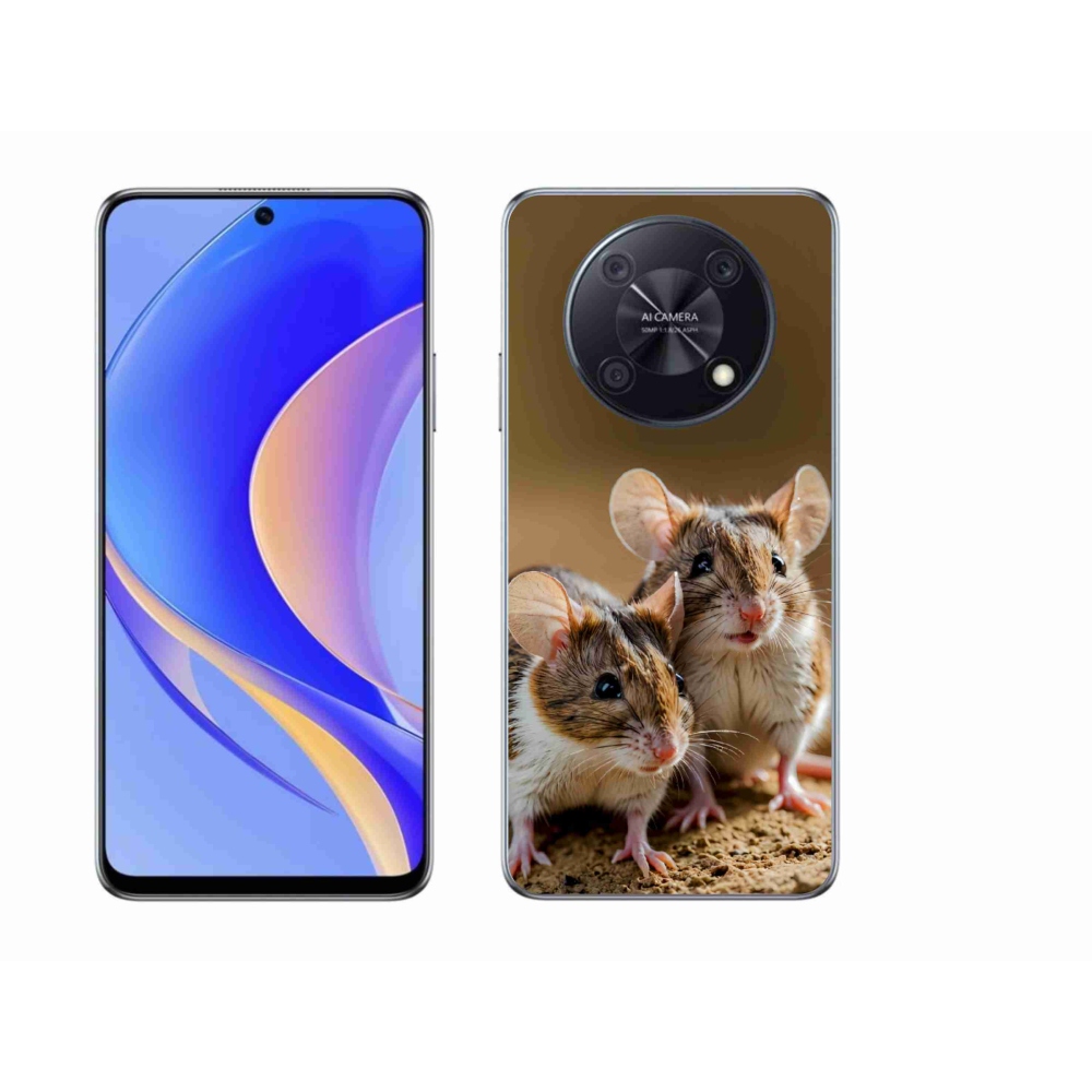 Gelový kryt mmCase na Huawei Nova Y90 - myší duo