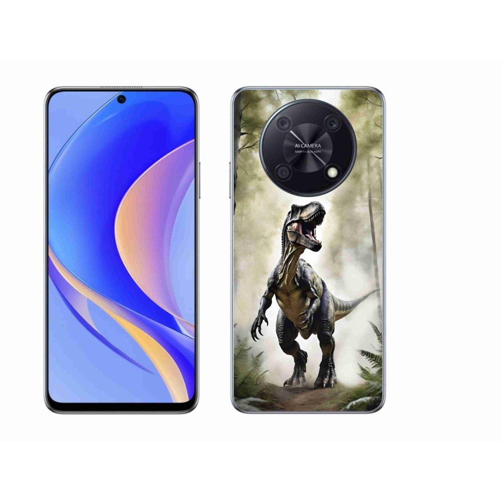 Gelový kryt mmCase na Huawei Nova Y90 - naštvaný T-Rex