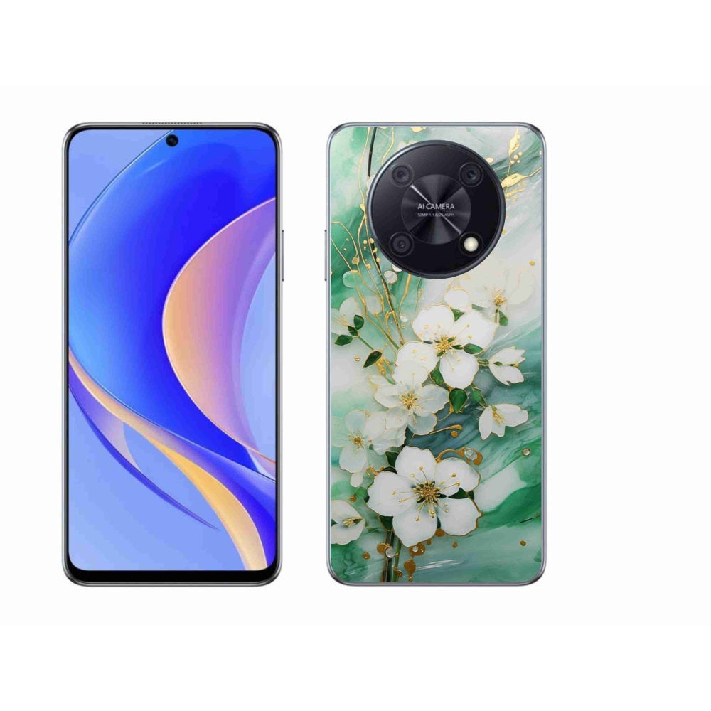 Gelový kryt mmCase na Huawei Nova Y90 - něžné květy