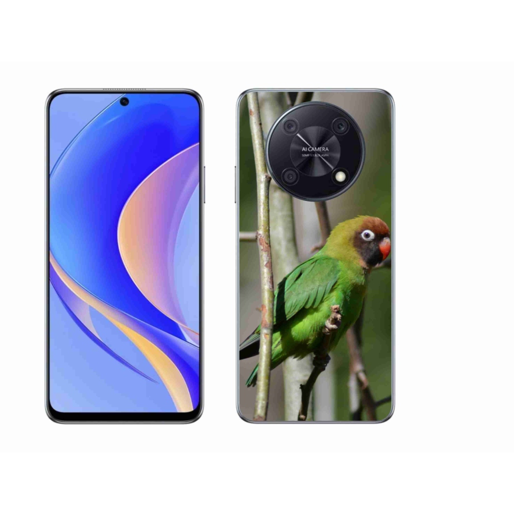 Gelový kryt mmCase na Huawei Nova Y90 - papoušek agapornis
