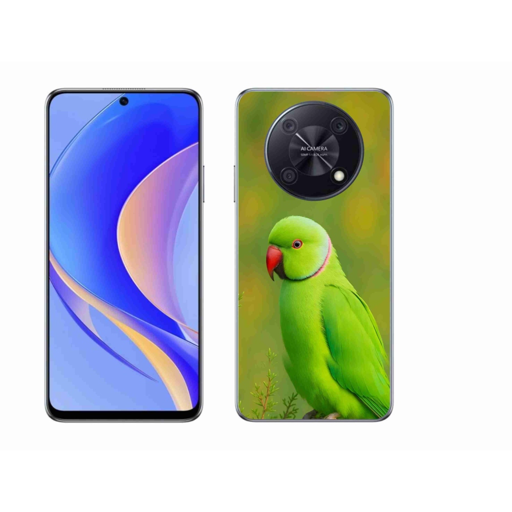 Gelový kryt mmCase na Huawei Nova Y90 - papoušek alexandr 2