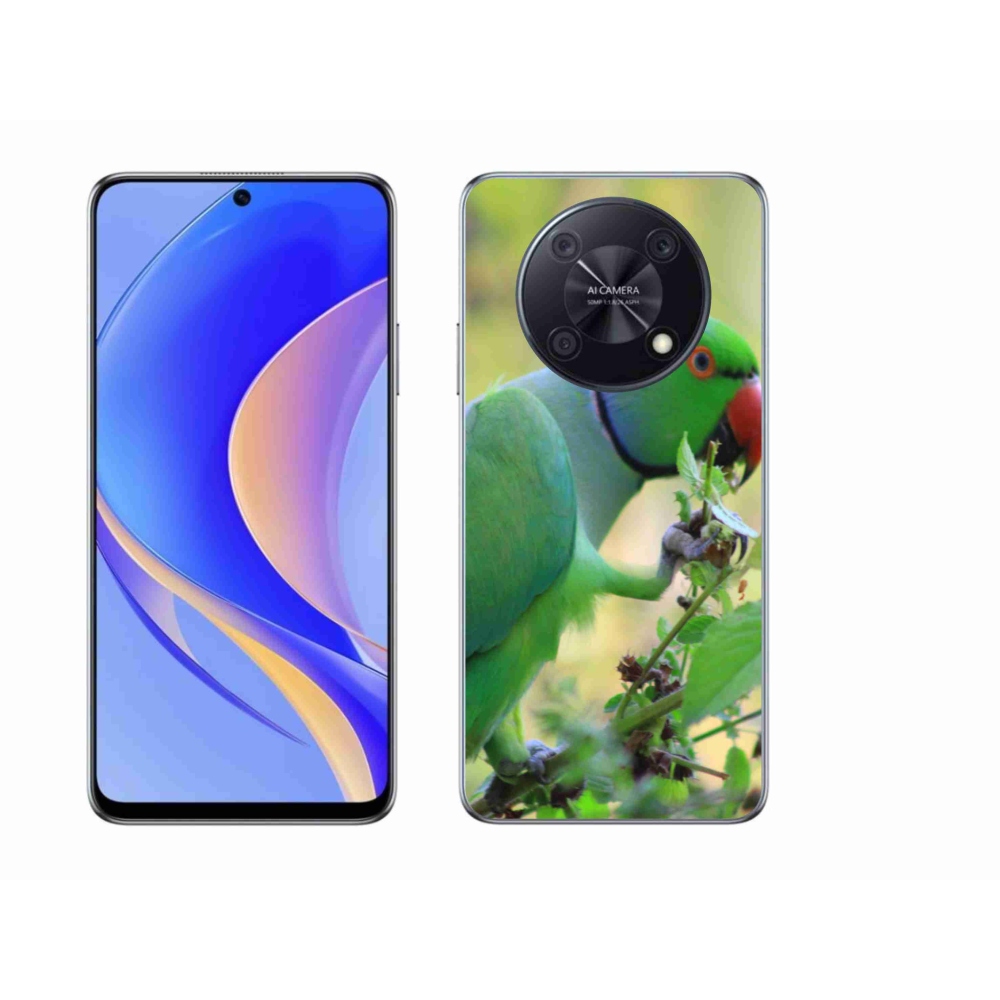 Gelový kryt mmCase na Huawei Nova Y90 - papoušek alexandr