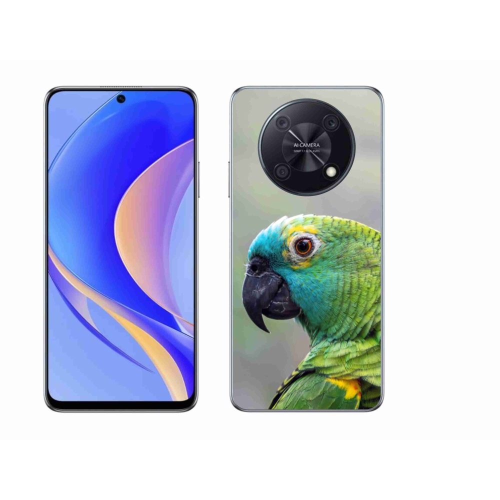 Gelový kryt mmCase na Huawei Nova Y90 - papoušek amazoňan