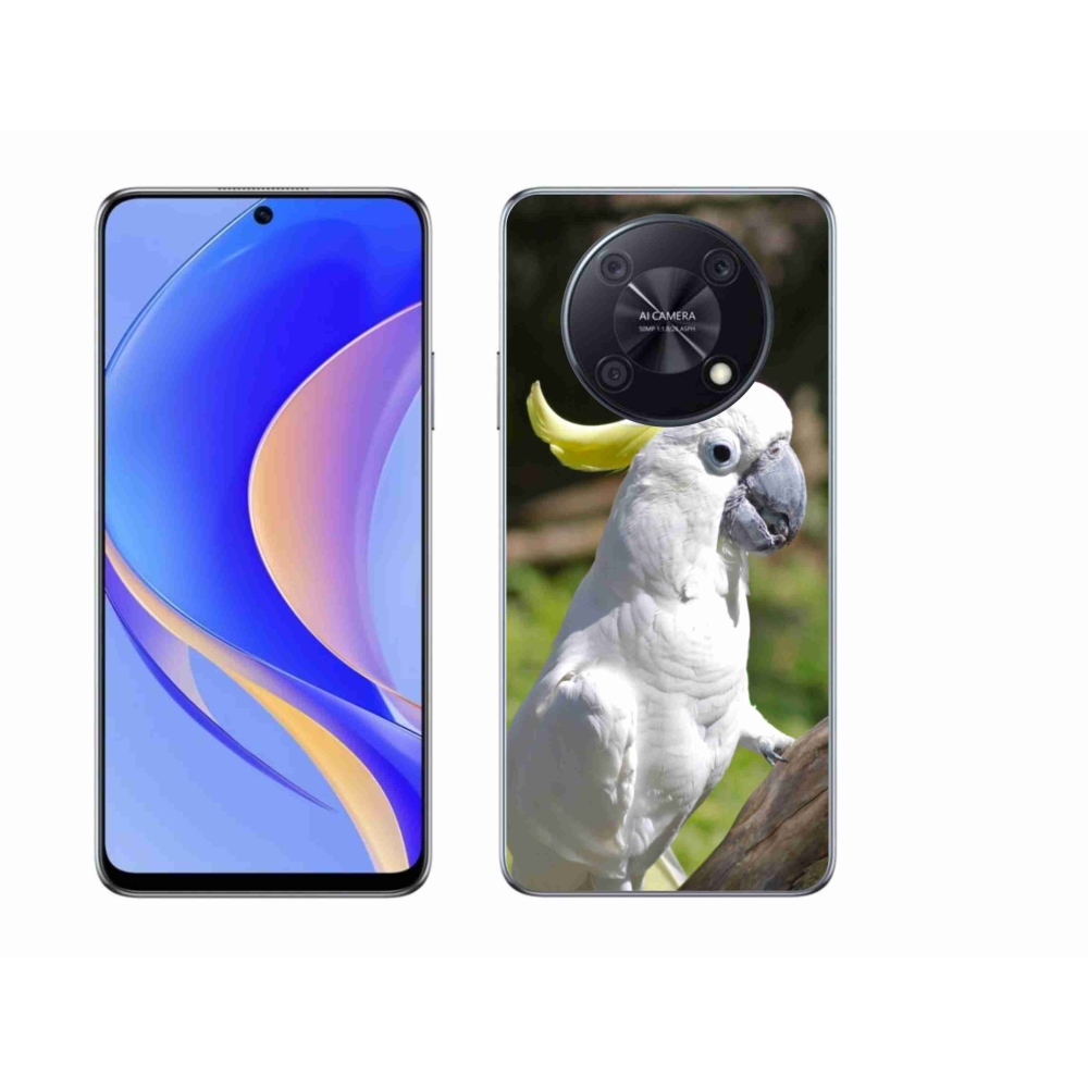 Gelový kryt mmCase na Huawei Nova Y90 - papoušek kakadu 2