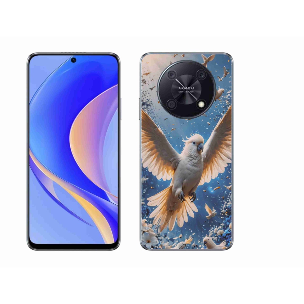 Gelový kryt mmCase na Huawei Nova Y90 - papoušek kakadu
