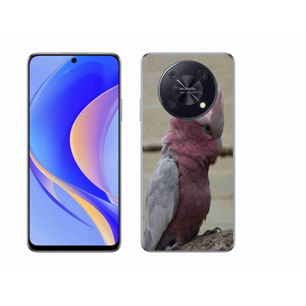 Gelový kryt mmCase na Huawei Nova Y90 - papoušek kakadu růžový
