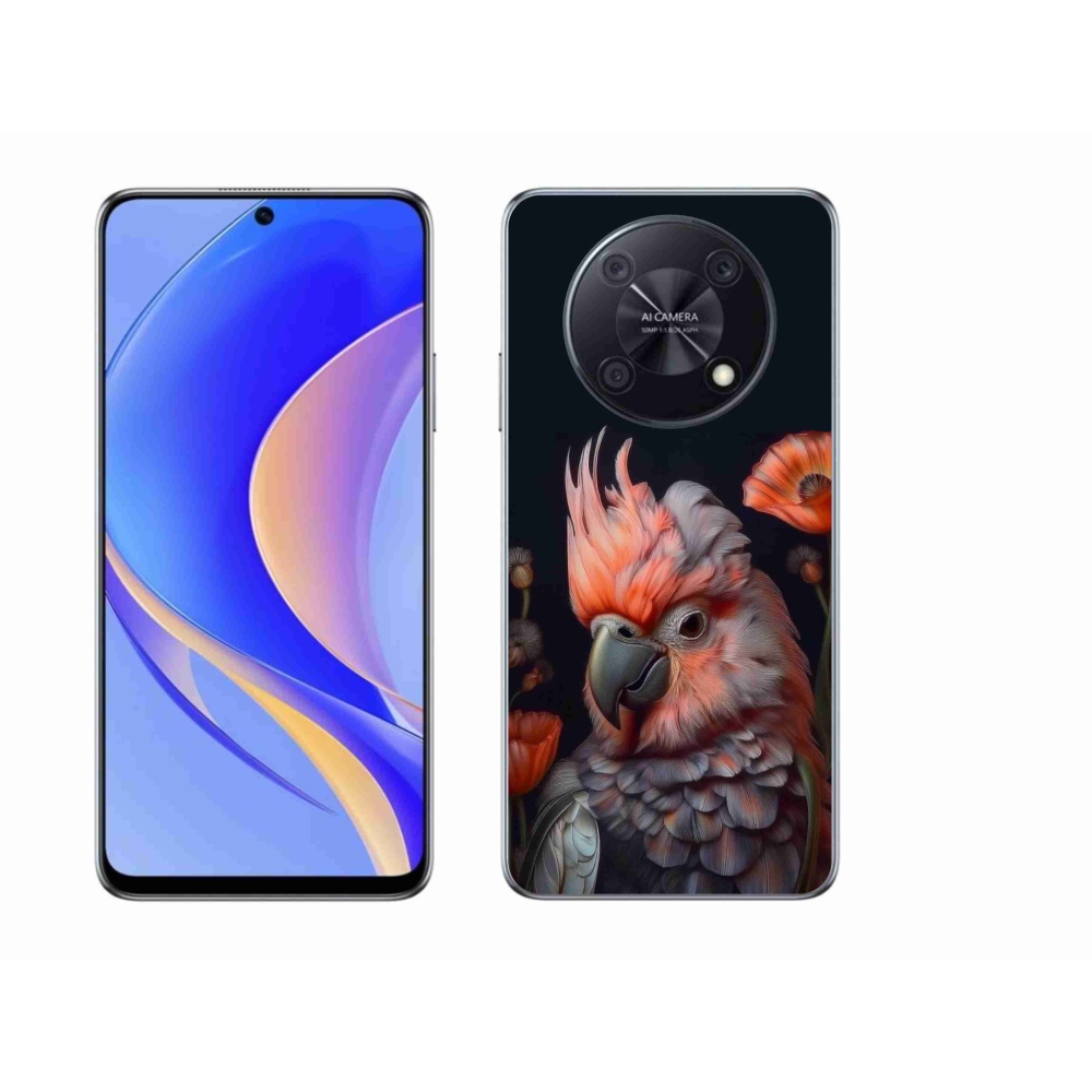 Gelový kryt mmCase na Huawei Nova Y90 - papoušek kakadu v barvách