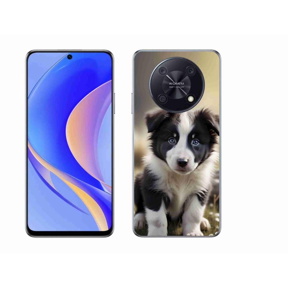 Gelový kryt mmCase na Huawei Nova Y90 - roztomilá border kolie